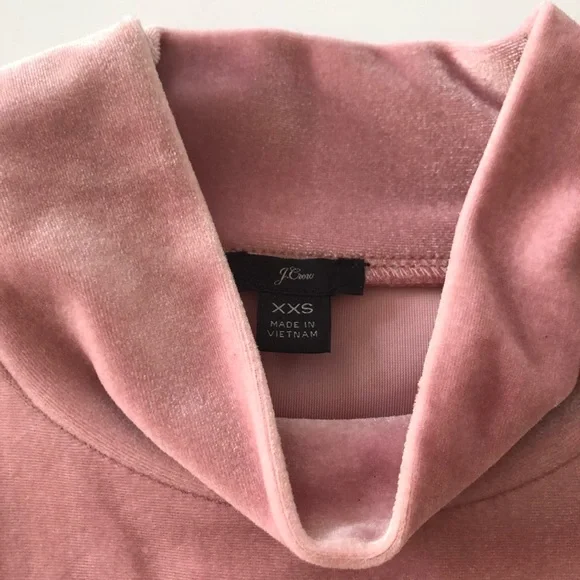 J Crew Velvet Mock Neck Sleeveless Top - Picture 2 of 4